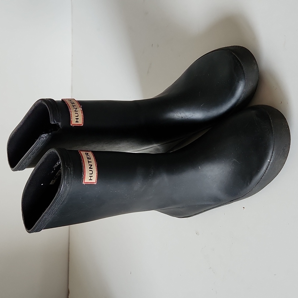 HUNTER | Kids First Classic Rain Boots black Sz 12 - Picture 2 of 5